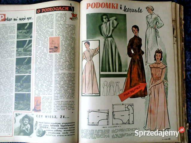 Rocznik gazety Kobieta i Zycie z 1954 oprawiony