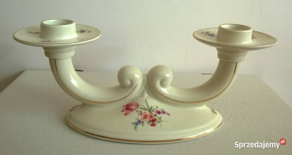Świecznik Porcelanowy Alka Bawaria Meissen Porcelana i szkło Radom sprzedam