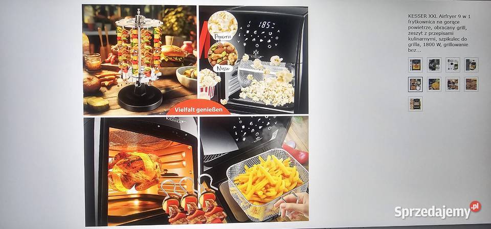 KESSER XXL Frytkownica 9 w 1 Gril