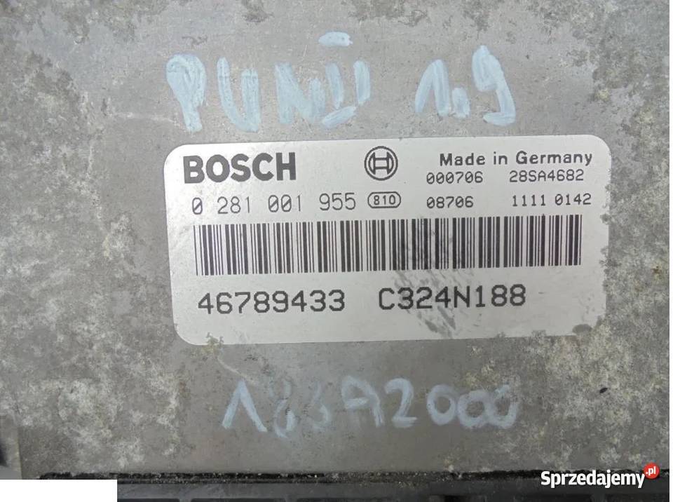 Fiat Punto II 19 JTD komputer zestaw do Ksawerów sprzedam