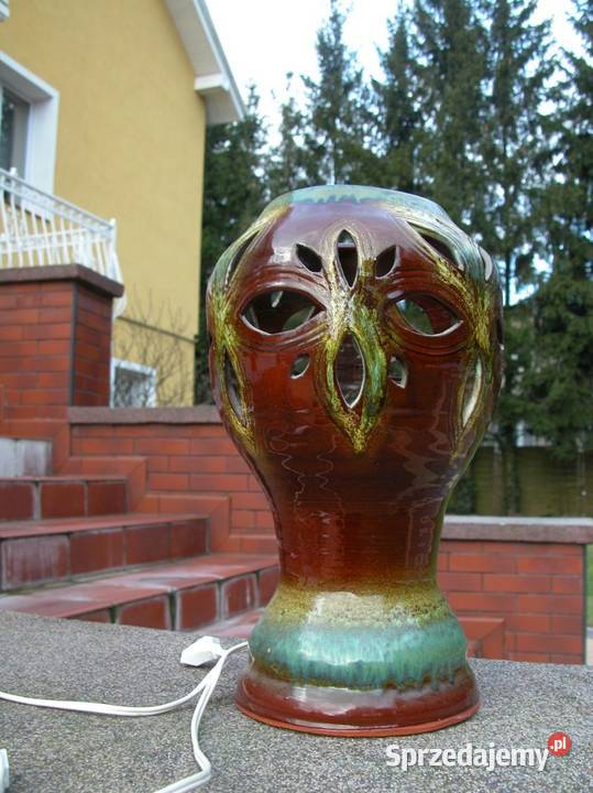 stara ceramiczna lampa lampka oryginał Gorzów Wielkopolski