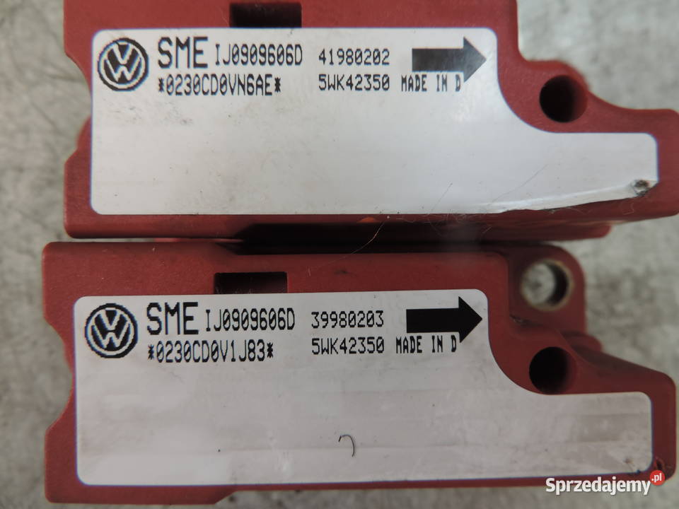 SENSOR CZUJNIK UDERZENIA BORA GOLF 4 1J0909606D małopolskie Nowy Sącz