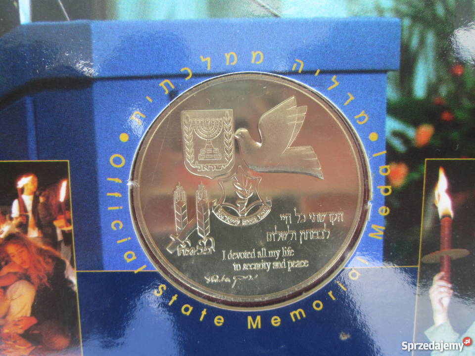 MEDAL IZRAEL 1995 YITZHAK RABIN Skierbieszów sprzedam