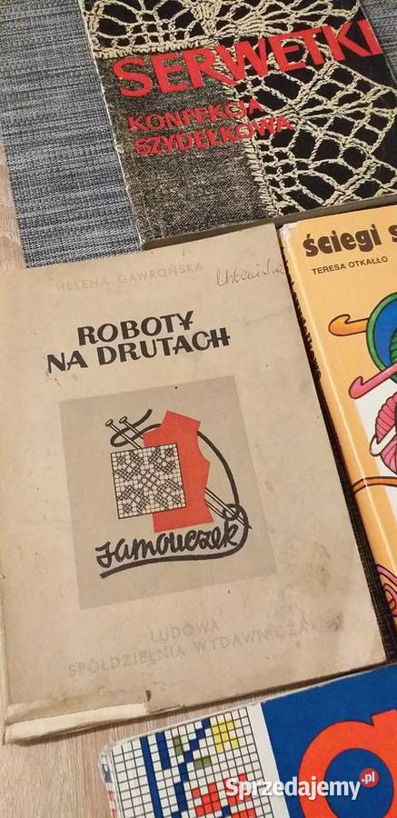 Robótki na drutach i szydełkowanie Przedbórz sprzedam