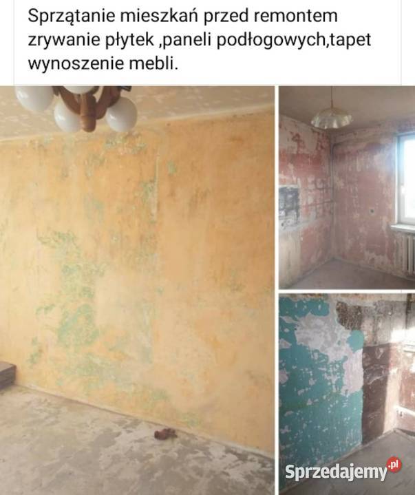 Przygotowanie mieszkań domów przed remontem Usługi Płock