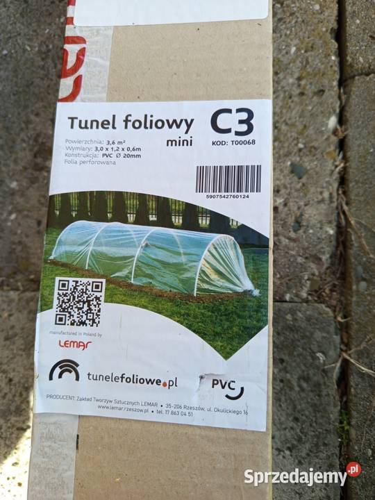 Tunel foliowy mini c3 lubelskie Majdan Nowy