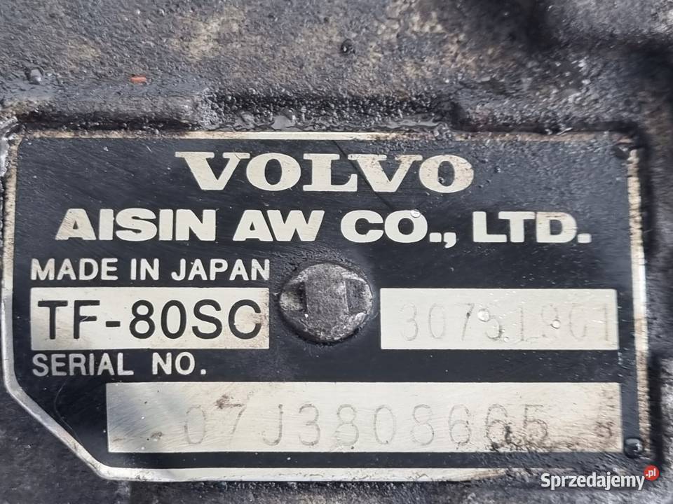 AUTOMATYCZNA SKRZYNIA BIEGÓW Volvo V70 III 32 osobowe Rudka