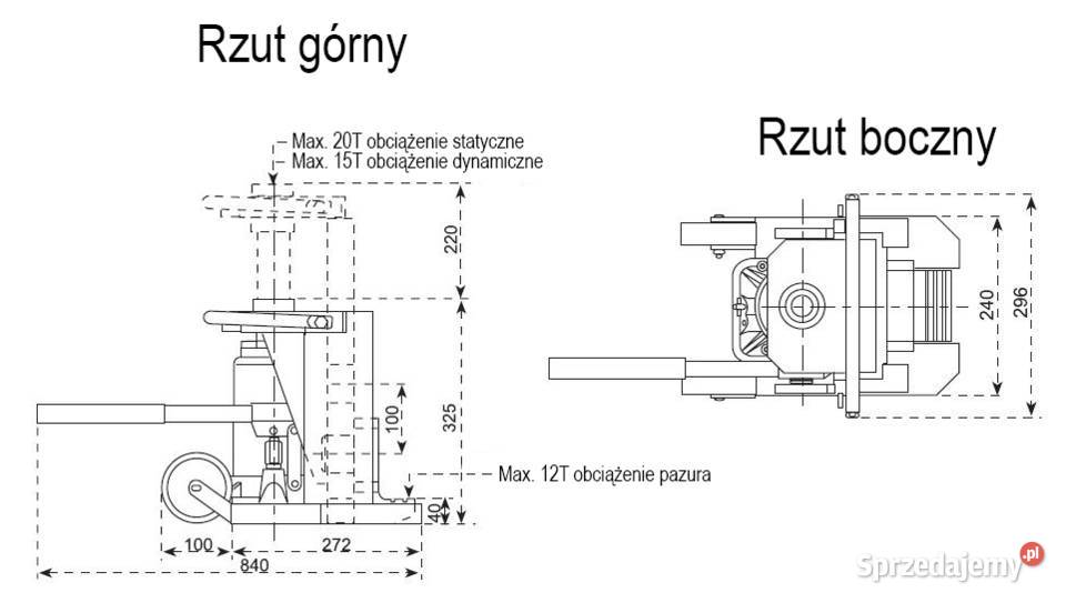 PODNOŚNIK MASZYNOWY PM20 20000 VIBERSYSTEM Mikołów