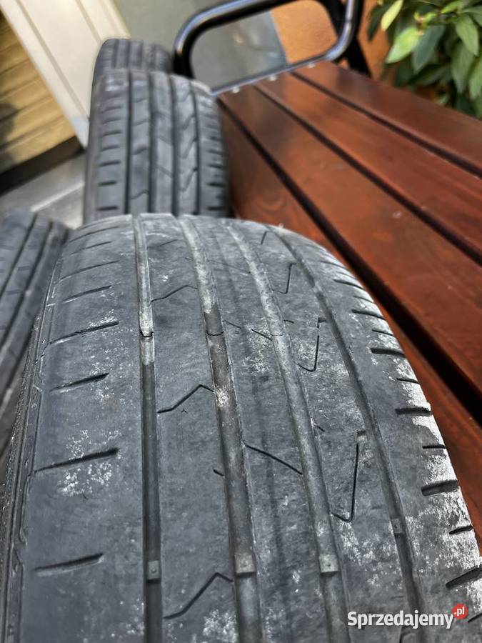 Felgi stalowe z oponami 5x112 kołpaki VW Krosno
