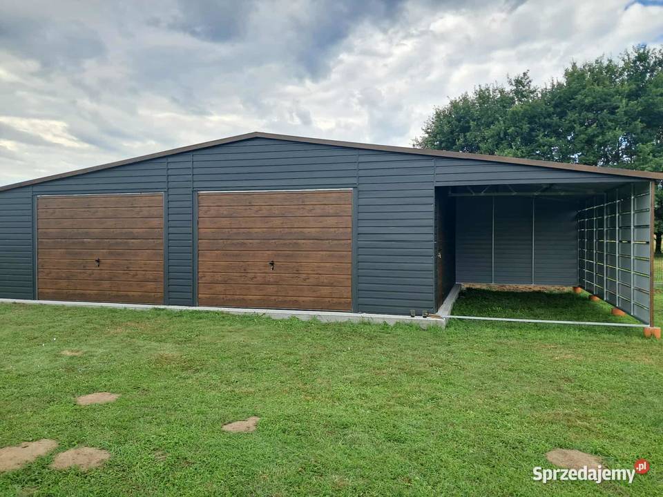 Garaż blaszany 12x6 Wzmocniony PROFILAMI Sprzedaż Rzeszów