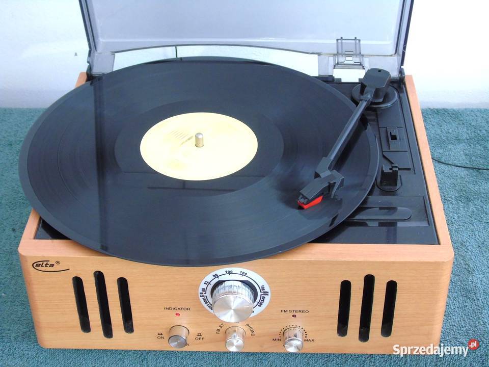 Gramofon stereo z radiem głośniki sprawny Jasło sprzedam