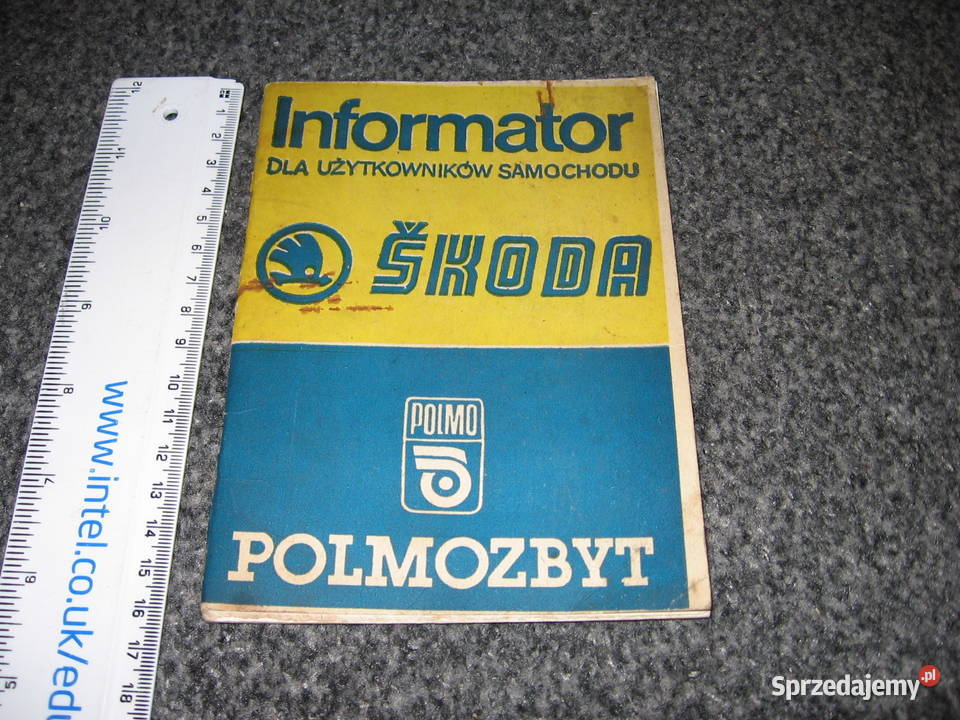 Polmozbyt POLMO Skoda informator klasyk PRL