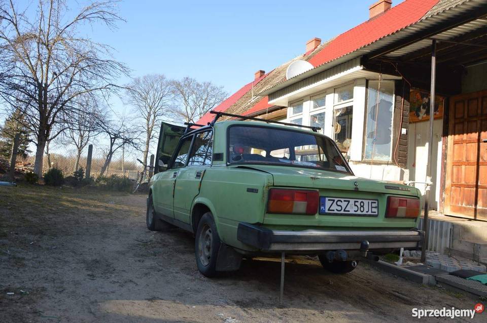 Łada 2105 13 LPG 1984r druga na czesci zielony zachodniopomorskie Szczecinek