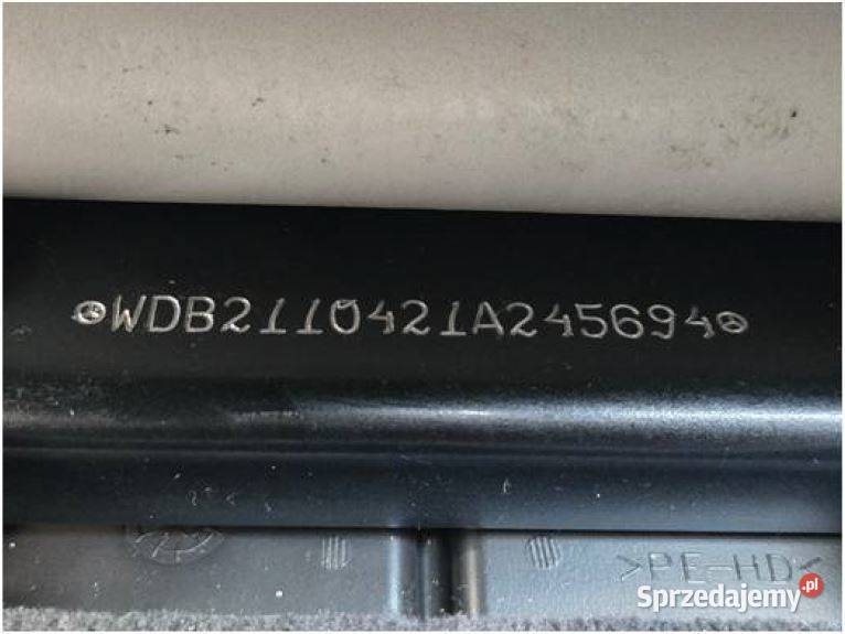 MercedesBenz Klasa E W211 Sprzedaż syndyka Szczecin sprzedam