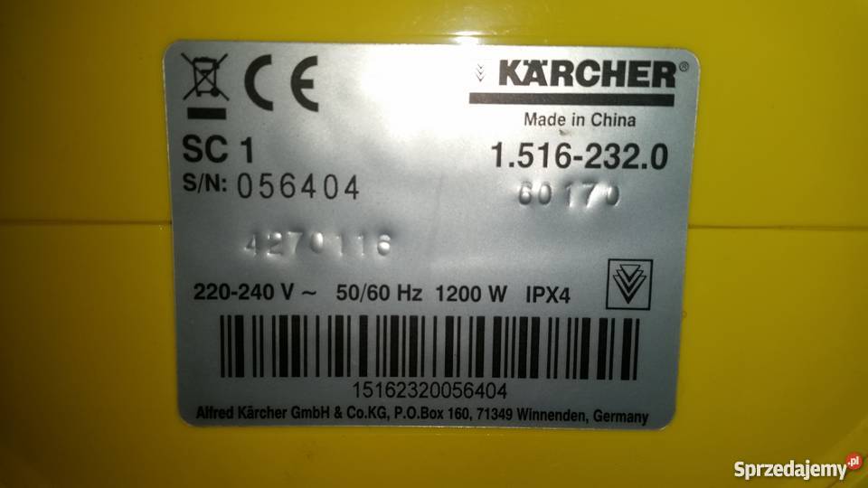 Karcher sc 1 premium z zestawem podłogowym Pabianice