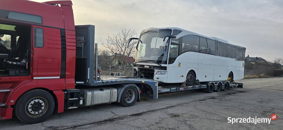Transport niskopodwoziowy holowanie autobusów Transport mazowieckie Sobolew