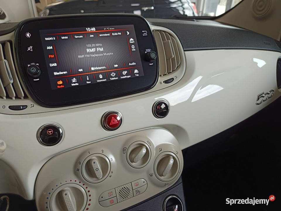 Fiat 500 Fiat 500 LOUNGE 12 69 Automat niski 25180km Fiat Nowy Sącz sprzedam