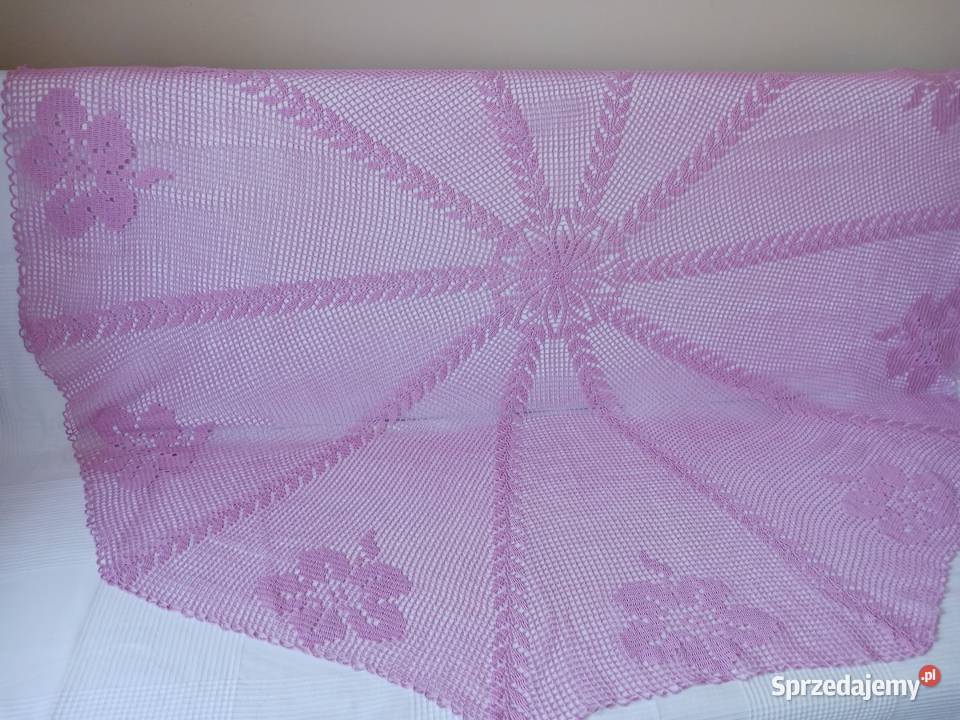 Obrus szydelkowy Leźnica Wielka-Osiedle