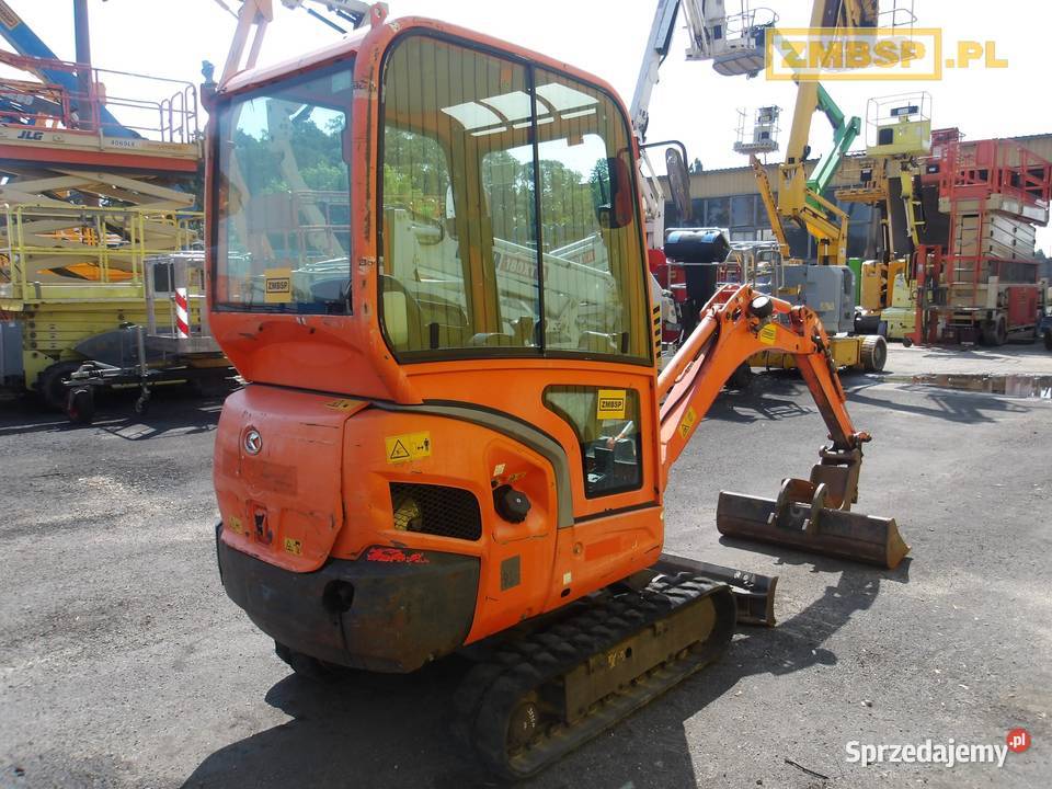 Minikoparka gąsienicowa Kubota KX0164 2 łyżki Pleszew