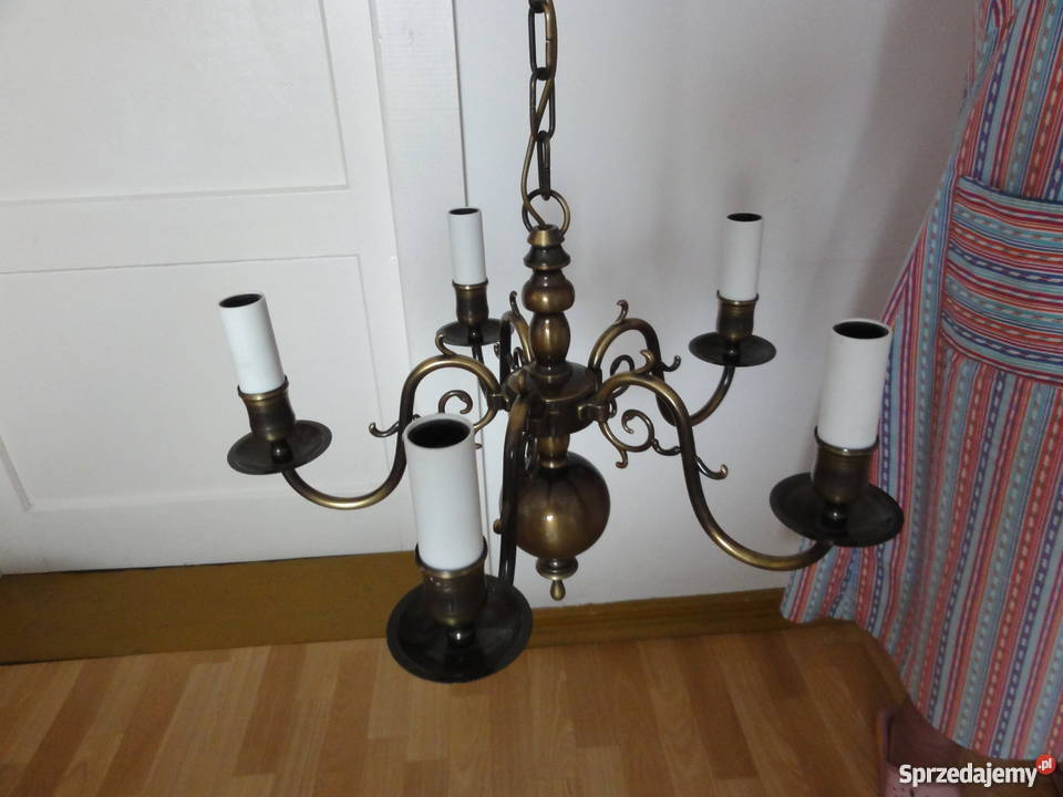 żyrandol stary stylowy