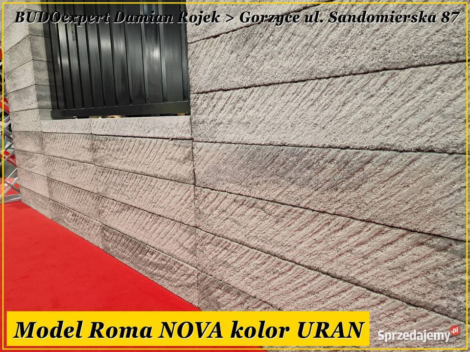 Nowoczesny bloczek na ogrodzenie Joniec Roma Materiały budowlane Rzeszów