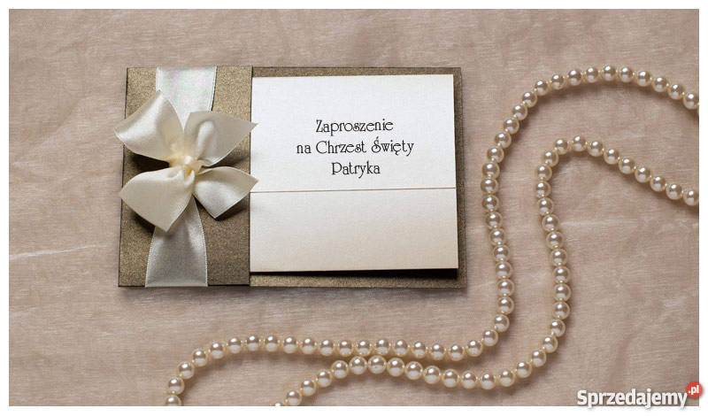 Zaproszenia na chrzest