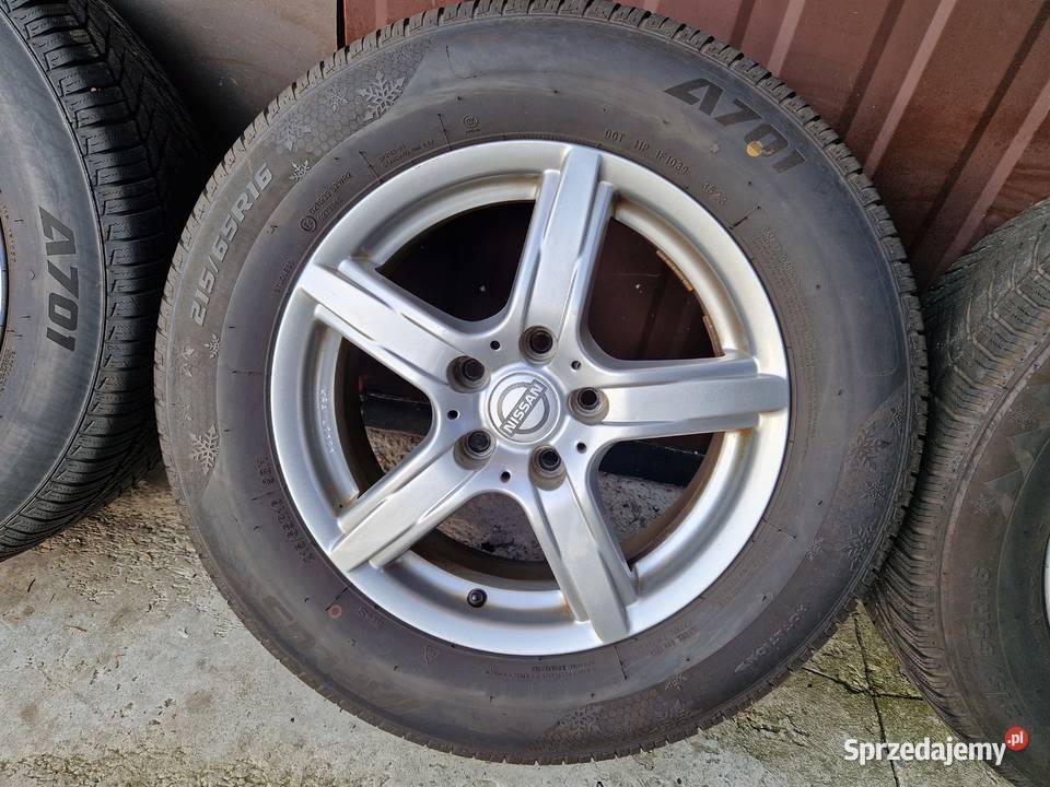 Felgi Koła Nissan Qashqai Juke XTrail 16 5x1143 świętokrzyskie Pińczów sprzedam
