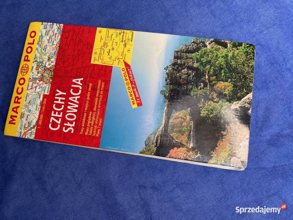 Mapa Czech i Słowacji Pułtusk sprzedam