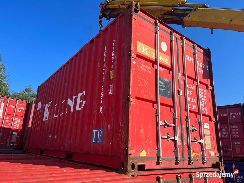 Kontener morski magazynowy 20DV 6 metrowy Pajęczno