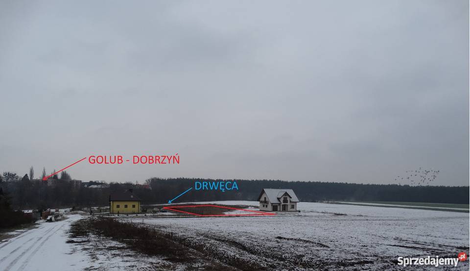 Sprzedam piękną działkę budowlaną Golubia Antoniewo