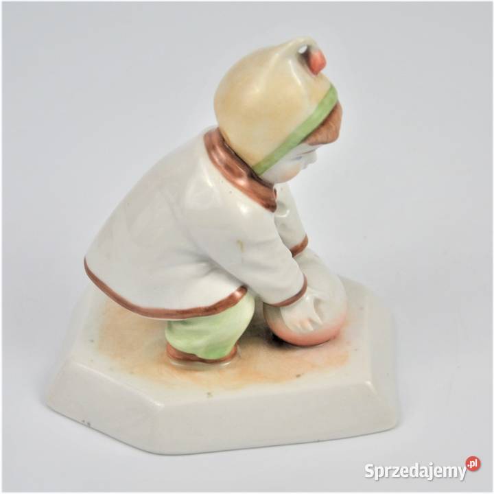 Dziecko z piłką art deco A Sinkó Zsolnay Węgry Warszawa