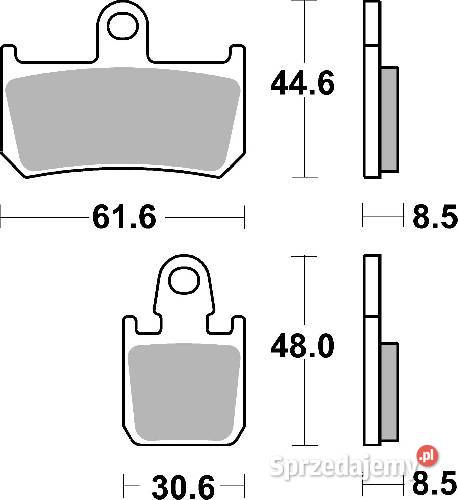 KLOCKI HAMULCOWE SBS 839 RS MT01 1700 V1700 Zabrze