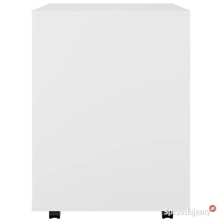 Szafka na kółkach biała 60x53x72 materiał mazowieckie