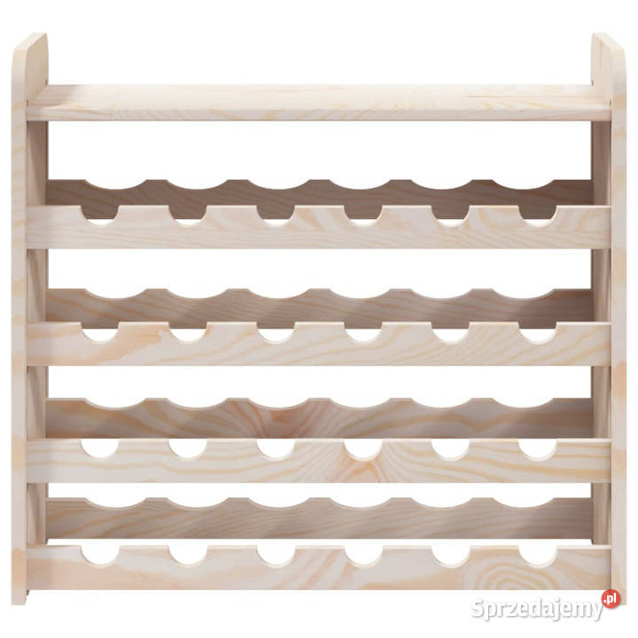 Stojak na wino z górną półką 675x25x60 drewno mazowieckie sprzedam