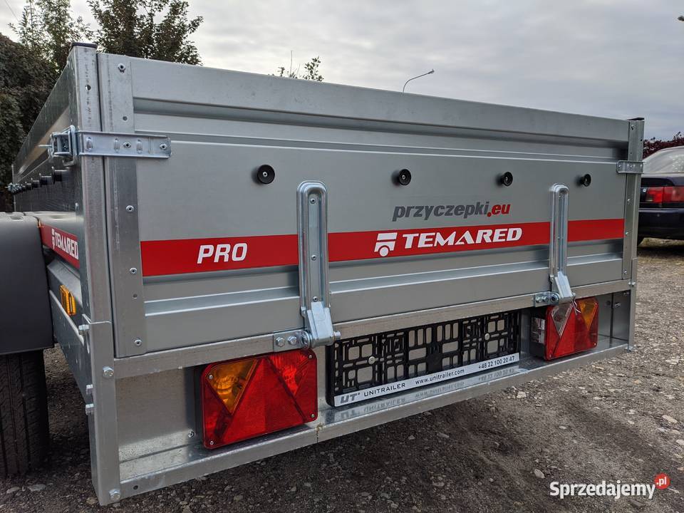 Przyczepa TEMARED PRO 26122 dwuosiowa 264x126 Lublin