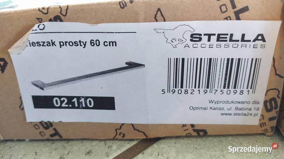Wieszak 60 02110 Stella Oslo Prosty wyprzedaż wielkopolskie Kalisz sprzedam