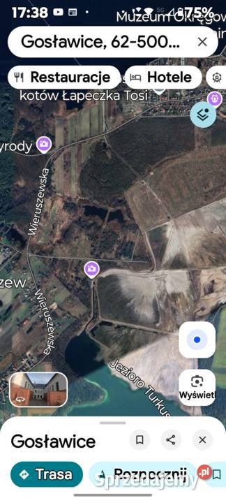 Działkę rolną 2 78 ha w Koninie Sprzedaż Konin