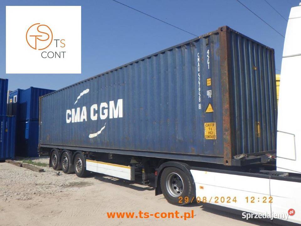 Kontener morski magazynowy budowlany 40 DV Piaseczno