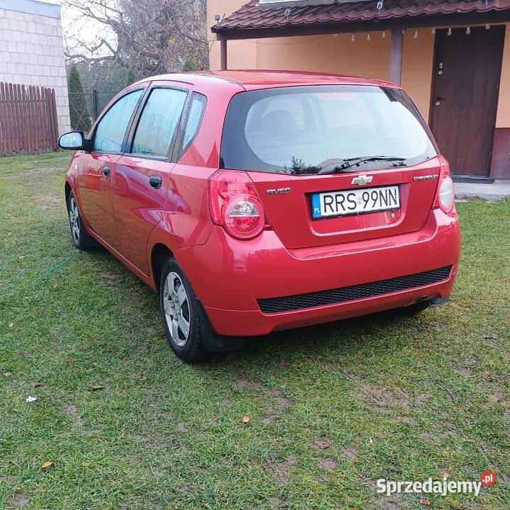 Chevrolet Aveo 12 BenzynaGaz 2008 Zamiana Bychawa