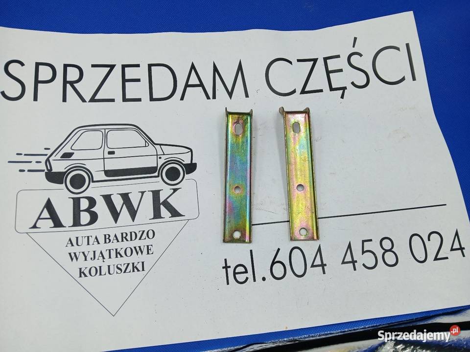 Mocowanie tablicy rejestracyjnej do zderzaka Koluszki