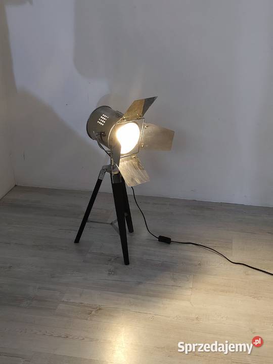 Stylowa Industrialna Lampa Stojąca Poddębice sprzedam