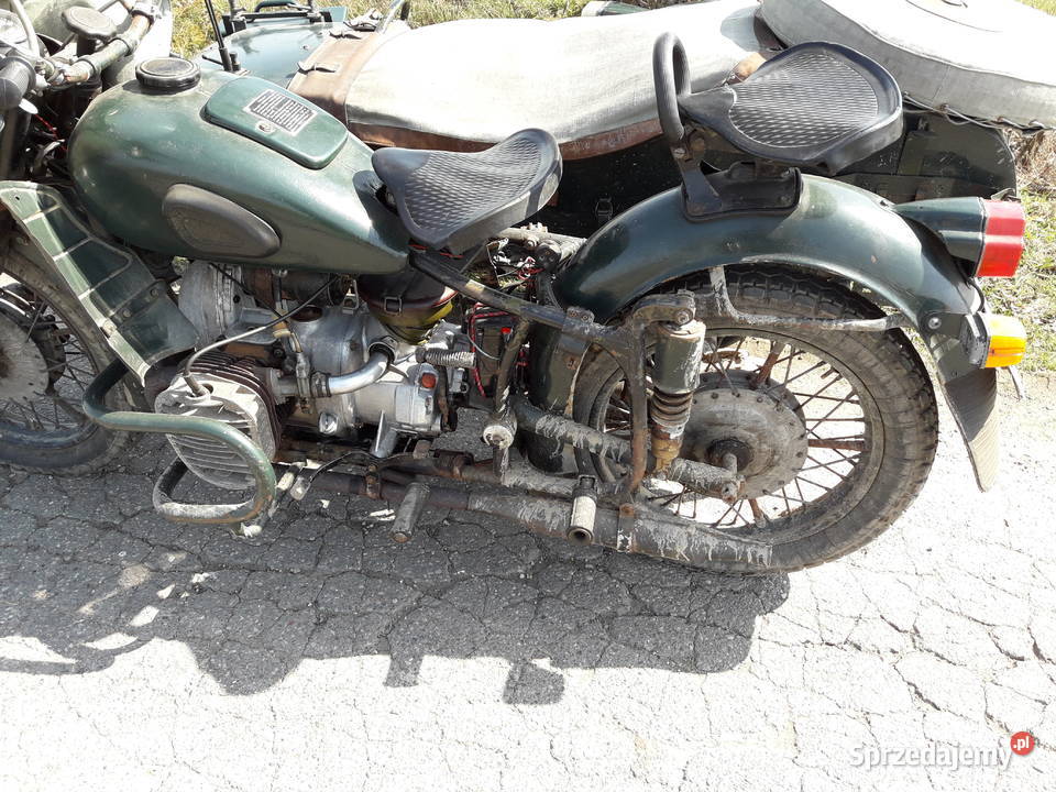 MW750M napęd na wózek Dniepr MT12 zarejestrowany 3755km