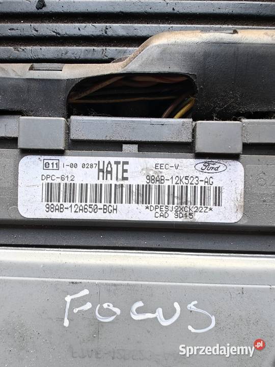Sterownik silnika ford focus 98AB1 2A650BGH osobowe Puławy sprzedam