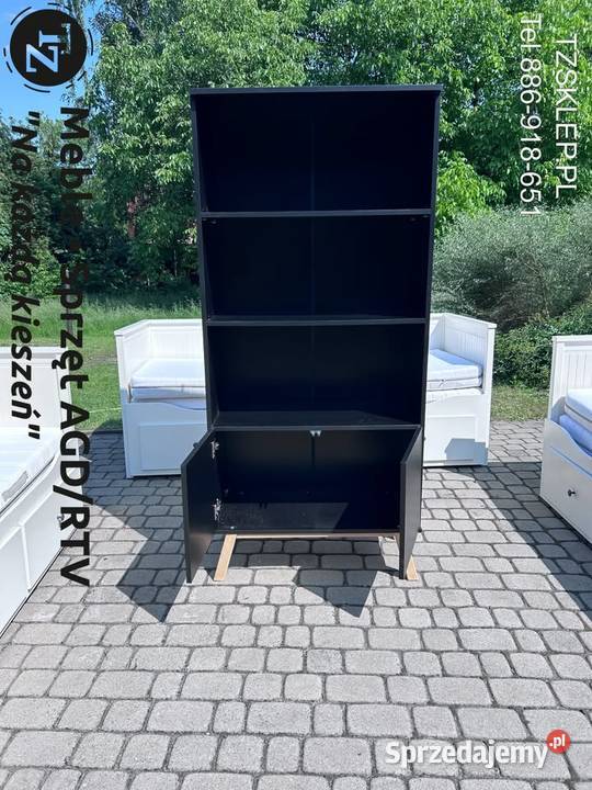 Regał skandynawski UKLA półki 2 fronty CLIC NOWY Regały Rybnik