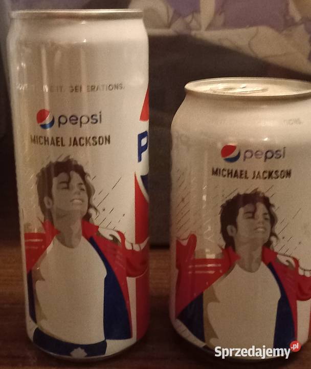 Michael Jackson Pepsi puszki dwie 330 ml pełne Pozostałe warmińsko-mazurskie Elbląg