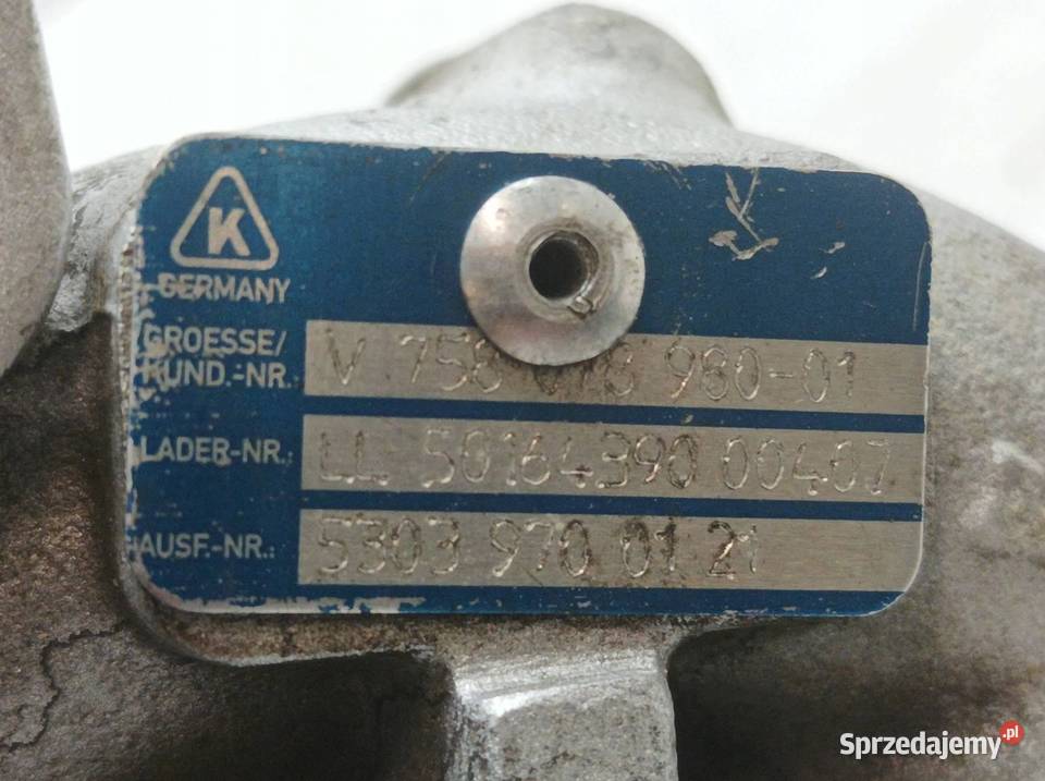 TURBOSPRĘŻARKA 16 HDI Peugeot 3008 I 2008 Rok produkcji 2010