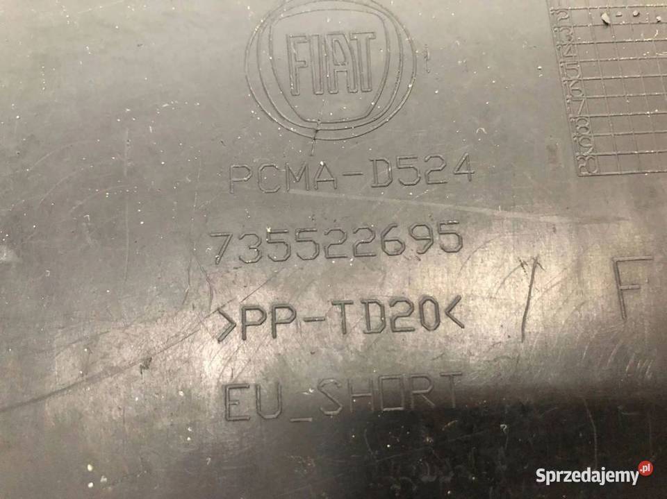 Fiat 500 2012 Listwa dolna zderzaka tylnego osobowe Motoryzacja świętokrzyskie