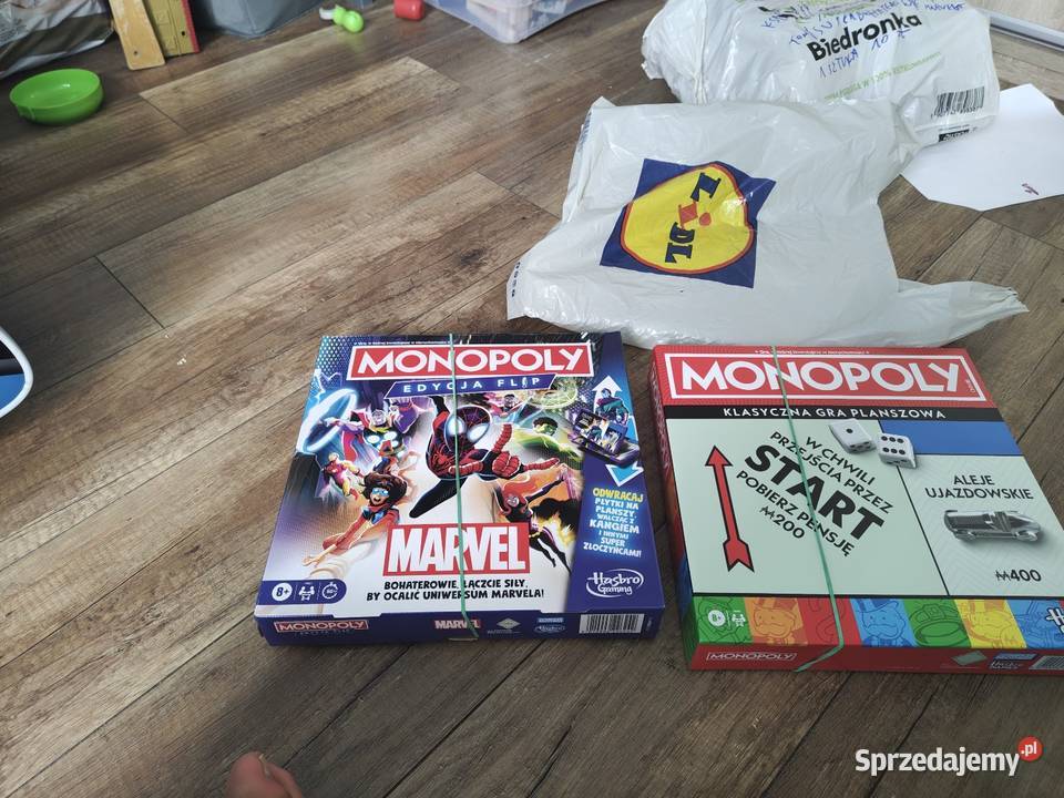 Marvel monopoly wszystkie książki w tym smerfy Łódź
