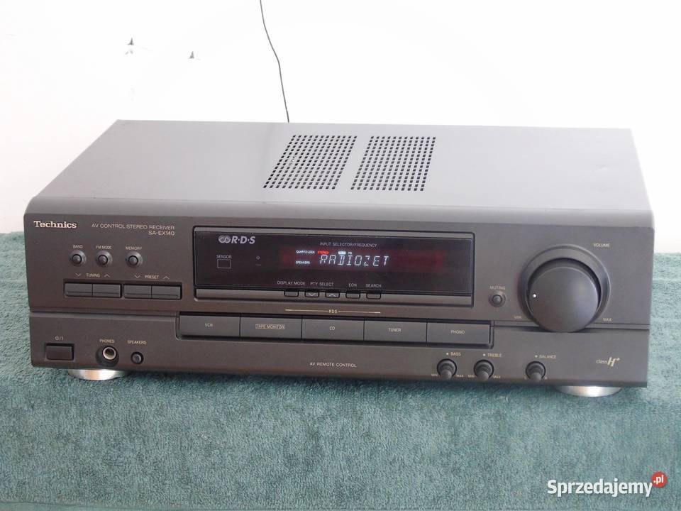 Wzmacniacz z radiem Technics SAEX140 mocny i