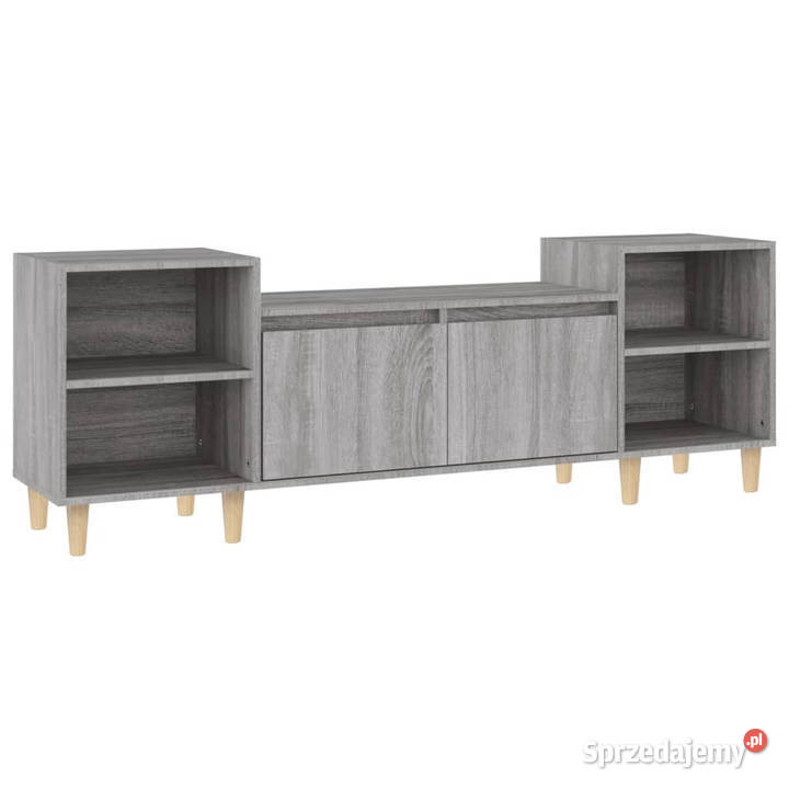 Szafka pod telewizor szary dąb sonoma 160x35x55 RTV Warszawa